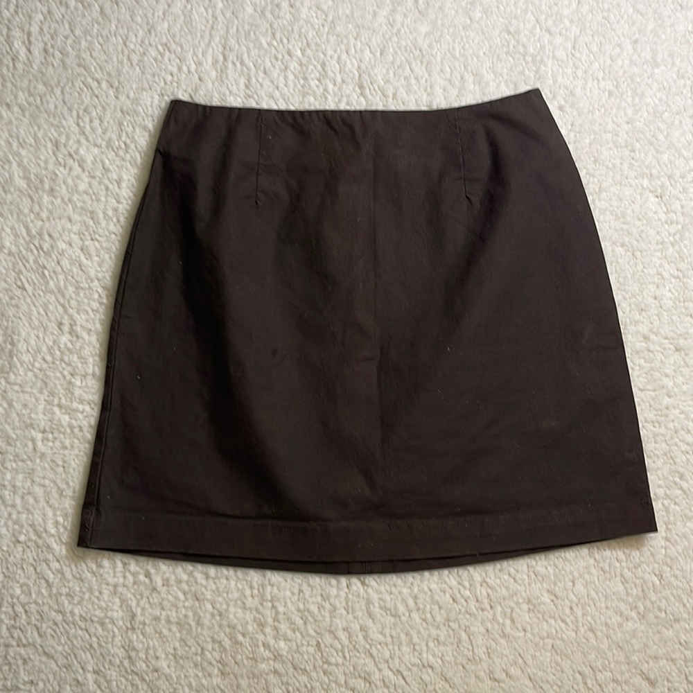 GAP Dark Brown Causal/Business/Going Mini Skirt Size 1